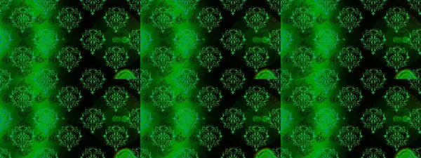 Raster illüstrasyonu. Yumuşak, bahar çiçekleri yeşil, siyah ve mavi renklerde. Raster çiçek desenli ve çiçekli..