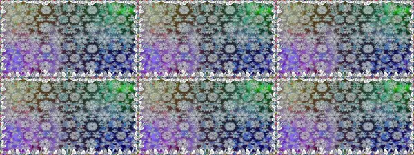 Raster illüstrasyonu. Çiçeklerle suluboya desenli çiçek deseni. Gri renkli Asya tekstili.