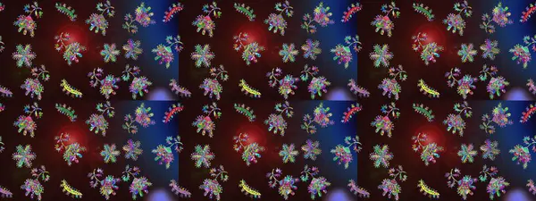 İllüstrasyon kar tanesi. Kahverengi, mavi ve gri renklerde ayrık suluboya kar taneleri. Kışın sembolü. Güzel dekorasyon.