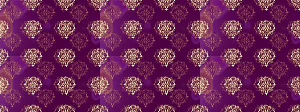 Mor, kahverengi, bej renklerde Raster altın deseni. Soyut duvar kâğıdı, ambalaj dekorasyonu. Altın kar taneleri basit, pürüzsüz desen. Kışın sembolü, Mutlu Noel tatili, Mutlu yıllar 2019.