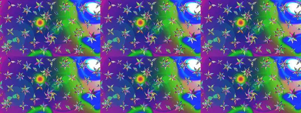 Küçük çiçekte güzel bir desen var. Çiçek kolajı. Çiçek kompozisyonu. - Mavi çiçekler. Doğa. Çiçek arkaplan. Raster deseni.