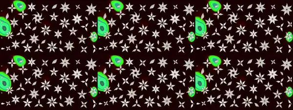 Siyah renkli çiçekler. Sevimli çiçek raster deseni. Renkli Bahar Teması eskiz kalıbı. Düz Çiçek Elementleri Tasarımı.