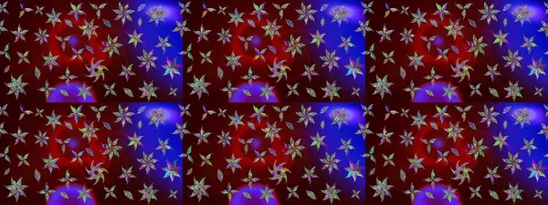 Şirin çiçekli, desenli, kahverengi renkli bir eskiz deseni. El çizimi çiçek çizimi deseni (fayans). Tekstil için suluboya çizim deseni.