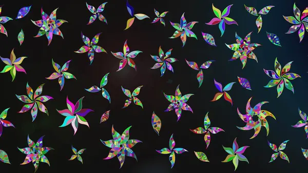 Raster stili kumaş deseni. Çiçekler suluboya çizim deseni.