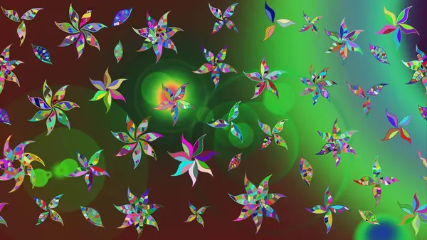 El çizimi. Çiçekler, dallar, bitkiler ve çiçekler. Raster illüstrasyonu. Güzel kumaş deseni.