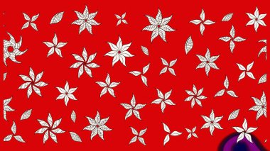 Raster çiçekleri klasik tarzda çizilmiş. Kibarca, kırmızı renkte bahar çiçekleri. Çiçekli yumuşak bir eskiz şekli. Raster illüstrasyonu.