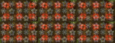 Raster illüstrasyonu. Bokeh kahverengisi, grisi, moru ve kar taneleri ile dekoratif Noel arkaplanı.