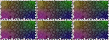 Bahar çiçekli, dikişsiz, sevimli çiçek deseni. Raster illüstrasyonu. Güzel kumaş deseni.