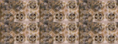 Renkli elementlerle Raster ilginç desen.