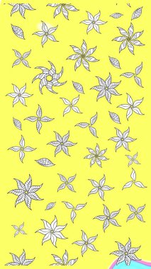 Raster şirin suluboya çiçek desenleri çiziyor. Büyük bir çiçek boyası seti. Kartlar, davetiyeler, tarih kartları ve daha fazlası için kullanılabilir.