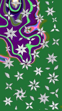 Çiçeğin suluboya çizimlerinin mükemmel deseni. Moda baskısı. Dekorasyon ve tasarım için güzel bir desen. Suluboya çizim kalıbı. Eski.