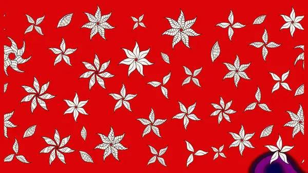 Raster çiçekleri klasik tarzda çizilmiş. Kibarca, kırmızı renkte bahar çiçekleri. Çiçekli yumuşak bir eskiz şekli. Raster illüstrasyonu.