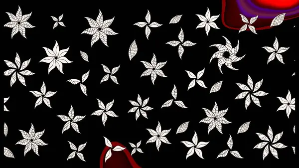 Suluboya etkisi. Botanik çizim kalıbı. Organik elementler. Raster deseni.