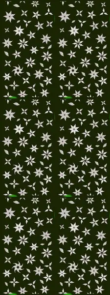 Raster illüstrasyonundaki çiçek desenli çizim. Suluboya tarzında gri renkte çiçekler.