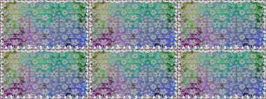 Raster düz çiçekleri pürüzsüz desen. Gri renkli çiçekler. Tasarım hediye paketi, tebrik kartları, posterler ve afiş tasarımı.