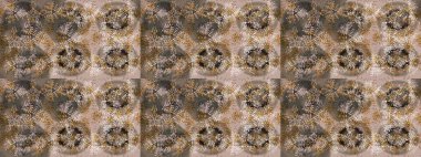 Renkli elementlerle Raster ilginç desen.