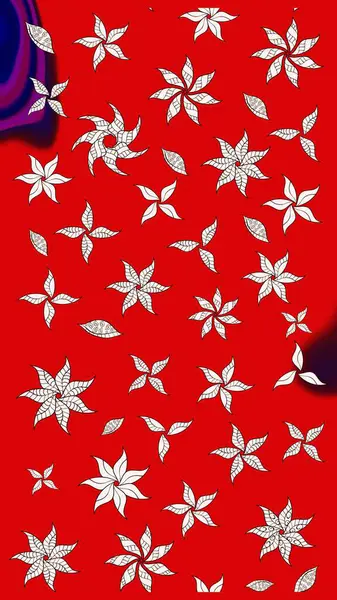 Şatafatlı bahar bahçesi dokusu. Raster illüstrasyonu. Çiçek deseni. Çiçek çizimi arkaplanı.