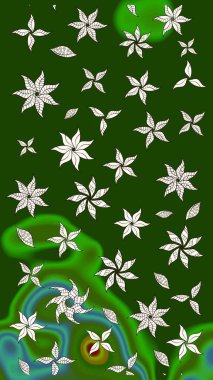 Raster 'ın taze dokusu. Paketleme, tekstil, duvar kâğıdı için çiçek eskizi. Klasik çiçek desenli. Yumuşak fayans. Yumuşak pamuk tasarımı.