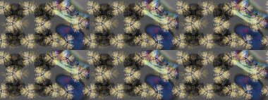 Kar tanesi süsleme deseni. Kar taneleri deseni. Kar taneleri arka planda. Raster illüstrasyonu. Renkli arkaplanda izole edilmiş kar tanelerinin düz tasarımı.