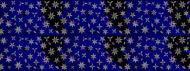 Raster Güzel kumaş deseni. Raster suluboya deseni, narin çiçekler, mavi çiçekler, tebrik kartı şablonu..