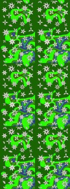 Sketch pattern with fantasy flowers, natural wallpaper, floral decoration curl illustration. Home decor. Paisley print hand drawn elements.