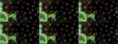 Renkli Bahar Teması eskiz kalıbı. Düz Çiçek Elementleri Tasarımı. Raster..