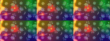 Renkli Bahar Teması eskiz kalıbı. Düz Çiçek Elementleri Tasarımı. Çiçekli eskiz arkaplanı. Çocuk stili.