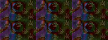 Çiçek buketleriyle klasik bir eskiz şekli. Raster illüstrasyonu. Gri renklerde.