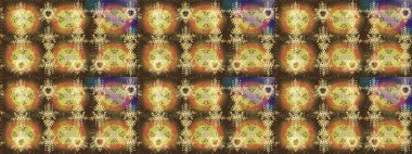 Bahar çiçekleriyle güzel bir çiçek deseni çizmişsin. Raster illüstrasyonu. Güzel kumaş deseni.