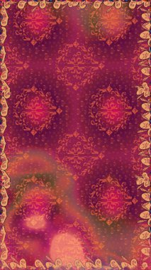 Raster suluboya çiçek deseni, narin çiçekler, kırmızı çiçekler, tebrik kartı şablonu. Güzel kumaş deseni.