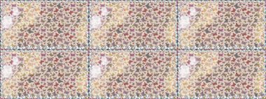 Fantezi güzel illüstrasyon. Kitap sayfaları için çiçek ormanlarında uçan güzel kelebekler. Raster illüstrasyonu. Kusursuz renksiz desen. Resimler gri ve nötr renklerde.