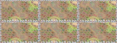 Bir sürü kelebek desenli kusursuz desen. Bej ve nötr renklerde resimler. Raster. Erkekler, kızlar, kıyafetler, duvar kağıtları için soyut bir model. Fantezi illüstrasyon.