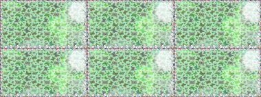 Kumaş, tekstil, baskı ve davetiye. Yeşil ve soyut arka planda gece kelebekleri. Raster illüstrasyonu. Kusursuz..