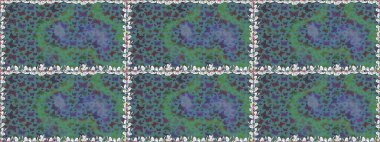 Kıyafetler, erkekler, kızlar ve duvar kağıtları için soyut, pürüzsüz desen. Raster illüstrasyonu. Fantezi sevimli illüstrasyon. Güzel suluboya kelebekler. Mavi ve yeşil kelebek çizimi.