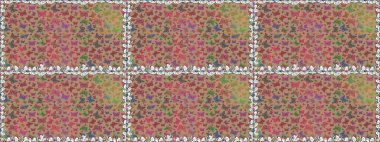 Parlak kelebeklerin kusursuz arka planı. Kumaş için uygun. Güzel renkli kelebekler kaotik bir şekilde bej ve kahverengi renklerde uçarlar. Raster. Uçan güvelerle kusursuz çok renkli arkaplan.