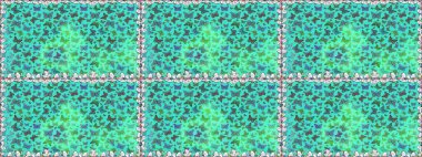 Davetiye, kart ve parmak izi için basit kadınsı bir model. Uçan kelebek keten temalı Raster sanatı. Mavi ve yeşil renkteki kusursuz kelebek şablonu. Giysiler için böcek kumaşı klipsleri tekrarlanıyor