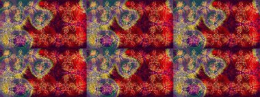 Farklı kar taneleri toplayıcısı, kırmızı, kahverengi ve nötr renklerde kış elementleri. Raster Noel soyut renkli arkaplan ve tatlı kar tanesi.