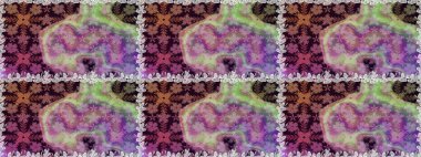 Renkli desenli kusursuz desenler, tarafsız çiçekler ve dekoratif elementler. Kumaş, tekstil, duvar kağıdı baskısı için. Eski usul. Kusursuz bir geçmişi var. Raster illüstrasyonu.