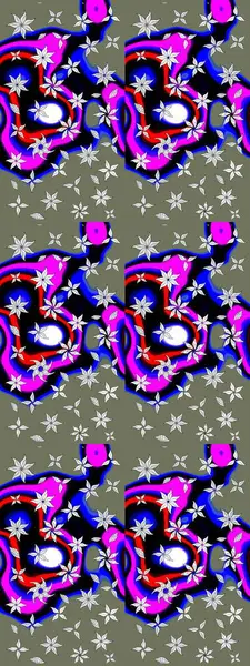 Zarif, parlak ve yeşil çiçek desenli bir taslak. Sabıka baskıları, bebek kıyafetleri, duvar kâğıtları, paket kutuları vb..