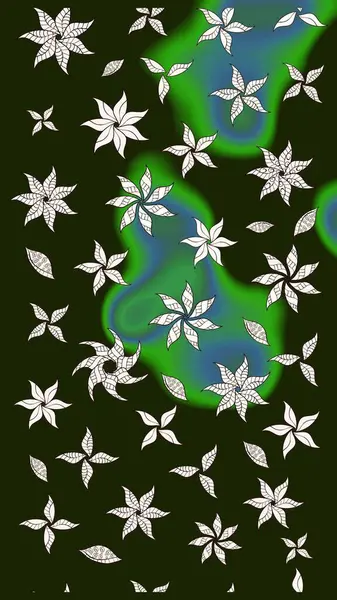 Suluboya desenli çiçek deseni. Dekorasyon ve tasarım için güzel bir desen. Moda baskısı. Ton halinde. Çiçeğin suluboya çizimlerinin zarif deseni.