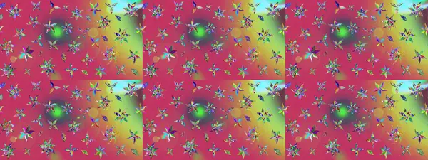 Raster düz çiçek çizim deseni. Pembe renkli çiçekler. Tasarım hediye paketi, tebrik kartları, posterler ve afiş tasarımı.