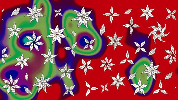 Yumuşak fayans. Paketleme, tekstil, duvar kâğıdı için çiçek eskizi. Raster 'ın taze dokusu. Yumuşak pamuk tasarımı. Klasik çiçek deseni.