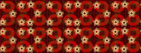 Kış kırmızısı, kahverengi ve sarı noel kar düz kristal element. Meteoroloji buz koleksiyonu. Kar Tanesi Raster simgesi arkaplanı. Xmas Frost kar taneleri izole edilmiş siluet sembolü. Raster tasarımı