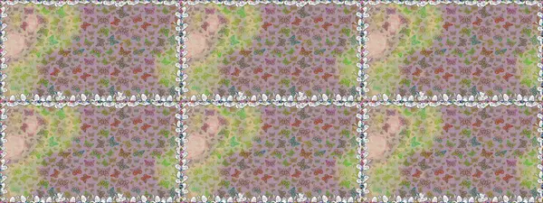 Raster. Kelebek deseni. Karala, karala, karala. Duvar kağıdı, giysi, erkek ve kızlar için soyut çizim kalıbı.