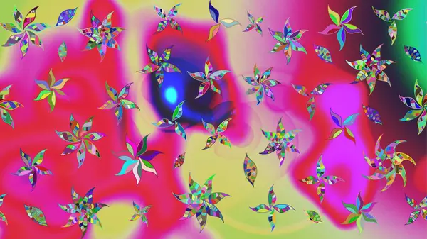 Pembe renkli çiçekler. Elle boyanmış suluboya resim çizimi çiçekler ve bitkiler.