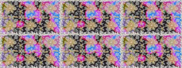 Çiçek deseni. Duvar kâğıdı barok, İspanyol kumaşı. Şık bir grafik desen. Gri renklerdeki altın elementler. Kusursuz raster arkaplanı.