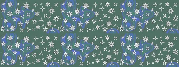 Çiçekli yumuşak bir eskiz şekli. Raster çiçekleri klasik tarzda çizilmiş. Yumuşak, yeşil renkli bahar çiçekleri. Raster illüstrasyonu.