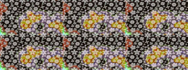 Küçük renkli çiçekler. Küçük çiçekte güzel bir desen. Moda baskıları için zarif bir şablon. Çiçekli yaz çiçekleri. Robot resim. Motley illüstrasyonu.