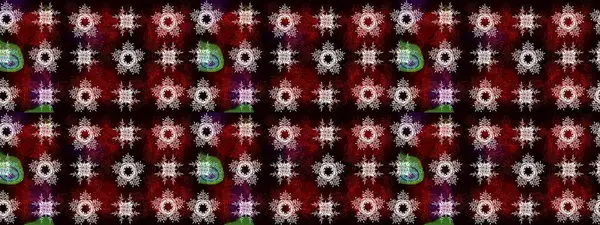 Kar tanesi süsleme deseni. Raster illüstrasyonu. Arkaplanda soyut kar taneleri olan düz tasarım. Kar taneleri deseni. Kar taneleri arkaplanı.