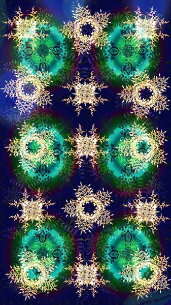 Raster kar taneleri deseni. Renkli arka planda güzel kar taneleri. Raster illüstrasyonu.